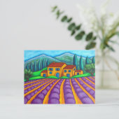 Les Couleurs de Provence Post Card Postkarte (Stehend Vorderseite)