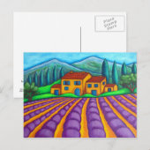 Les Couleurs de Provence Post Card Postkarte (Vorne/Hinten)
