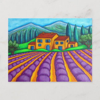 Les Couleurs de Provence Post Card Postkarte