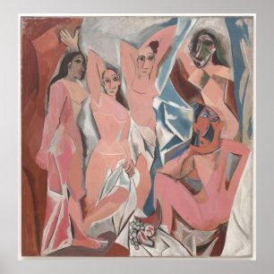 Les Demoiselles d’Avignon - Picasso Cubist Print Poster