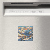 Les Deux Alpes France Travel Magnet (In Situ (Geschirrspüler))