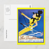 Les Diablerets, Schweiz Postkarte (Vorne/Hinten)