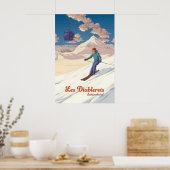 Les Diablerets Schweiz Skigebiet Reise Poster (Küche)