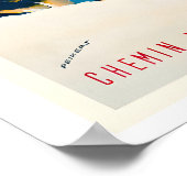 Les Diablerets Switzerland Vintage Ski Poster (Ecke)