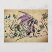 Les Dragons fleuris - Postkarte (Vorderseite)