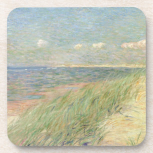 Les Dunes du Zwin, Knokke, 1887 (Öl auf Leinwand) Getränkeuntersetzer