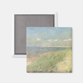 Les Dunes du Zwin, Knokke, 1887 (Öl auf Leinwand) Magnet (Vorderseite/Rückseite)