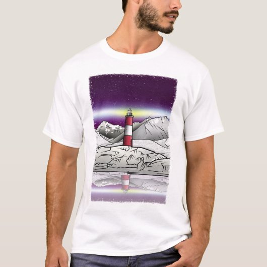 Les Eclaireurs Lighthouse Argentinien Landschaft T-Shirt (Vorderseite)