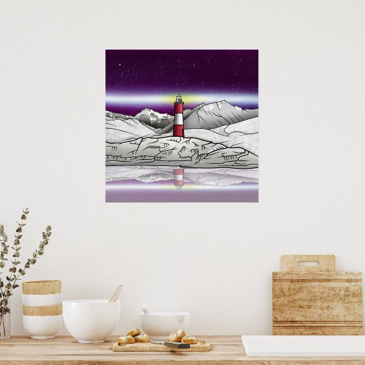 Les Eclaireurs Lighthouse Argentinien Poster (Küche)