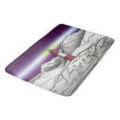 Les Eclaireurs Lighthouse Southern Argentina Badematte (Schrägansicht)