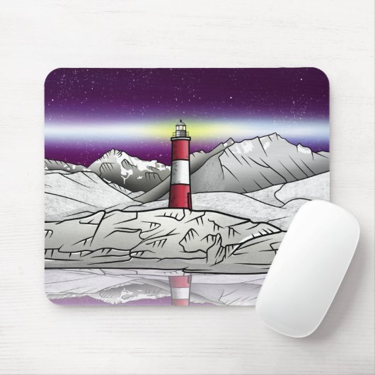 Les Eclaireurs Lighthouse Southern Argentina Mousepad (Mit Mouse)