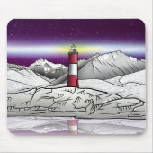 Les Eclaireurs Lighthouse Southern Argentina Mousepad (Vorne)