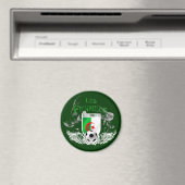 Les Fennecs Algeria flaggt Magnete in Algerien Magnet (In Situ (Geschirrspüler))