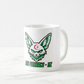 Les Fennecs DZ – Algerischer Fennec Fußball Fan Be Kaffeetasse (VorderseiteRechts)