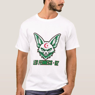 Les Fennecs DZ – Algerischer Fennec-Fußball-Fan-T- T-Shirt