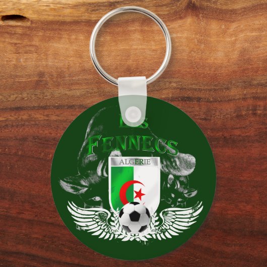 Les Fennecs flagge Algerien Schlüsselanhänger Alge (Vorderseite)