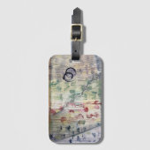 Les Feuilles Gepäckanhänger (Vorderseite Vertikal)