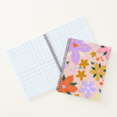 Les Fleurs 04 Retro farbenfrohe Floral Notizblock (Innenseite)