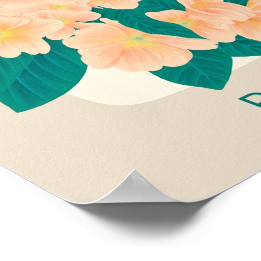 Les Fleurs Paris Poster (Ecke)