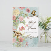 Les Fleurs Peony Rose Tulip Floral Blume Hochzeit (Stehend Vorderseite)