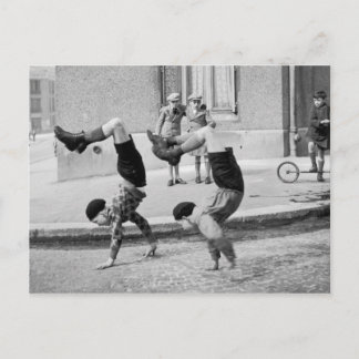 Les frères Paris - 1934 - Robert Doisneau Postkarte