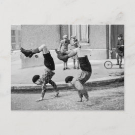 Les frères Paris - 1934 - Robert Doisneau Postkarte