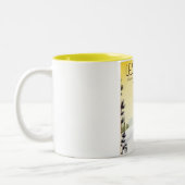 Les Gets France Skiposter Zweifarbige Tasse (Links)