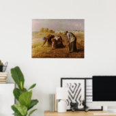 Les Glaneuses 1857 von Jean-Francois Millet Poster (Heimbüro)