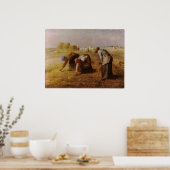 Les Glaneuses 1857 von Jean-Francois Millet Poster (Küche)