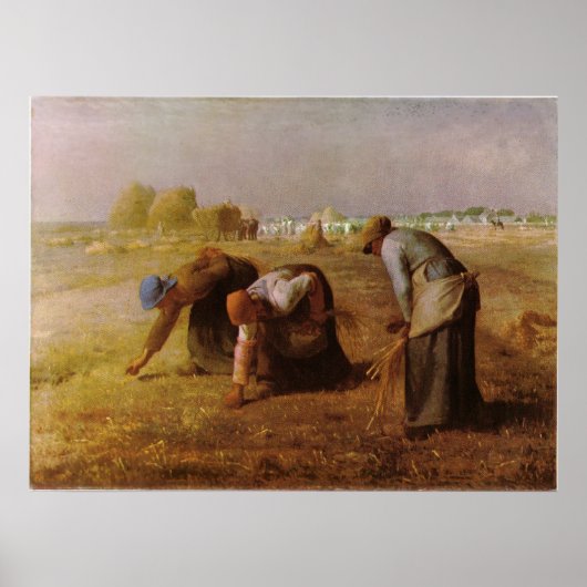 Les Glaneuses 1857 von Jean-Francois Millet Poster (Vorne)