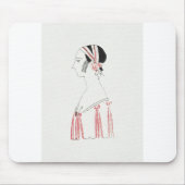 Les Gorgerettes von Charles Martin - Einfache Frau Mousepad (Vorne)