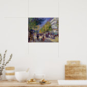 Les Grands Boulevards by Renoir Poster (Küche)