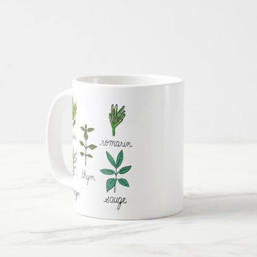 Les herbes kaffeetasse (Vorderseite Links)