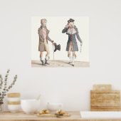 Les Incroyables - Reproduction of Vernet Graving Poster (Küche)