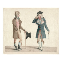 Les Incroyables von Carle Vernet