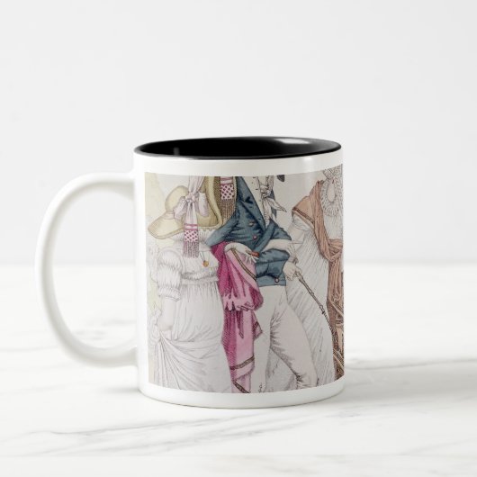 Les Invisibles', c.1807 Zweifarbige Tasse (Links)