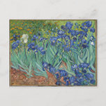 Les Iris Irises Vincent Van Gogh Postkarte<br><div class="desc">Der ursprüngliche Name dieses Werks von Vincent Van Gogh (1853-1890) ist Les Iris (auf Französisch... ins Englische übersetzt, wäre es Ire). Es ist ein Ölgemälde über die Leinwand, die im Mai 1889 während seiner Zeit im psychischen Asyl gemacht wurde. Er hat es im Garten des Krankenhauses gemalt. Genießen Sie Ihre...</div>