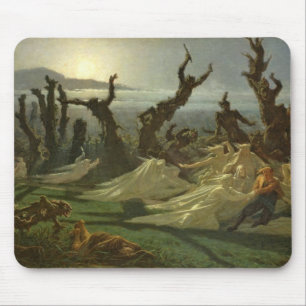 Les Lavandieres de la Nuit c.1861 Mousepad