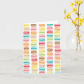 Les Macarons Blank Note Card Karte (Gelbe Blume)