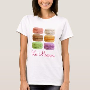 Les Macarons - bunte Pastellfarben T-Shirt