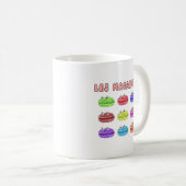 Les Macarons Niedlich Cartoon Kaffeetasse (VorderseiteRechts)