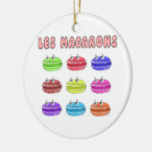 Les Macarons Niedlich Cartoon Keramik Ornament (Links)