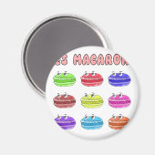 Les Macarons Niedlich Cartoon Magnet (Vorderseite/Rückseite)