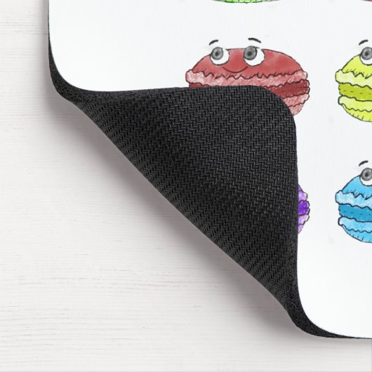 Les Macarons Niedlich Cartoon Mousepad (Ecke)