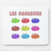 Les Macarons Niedlich Cartoon Mousepad (Vorne)