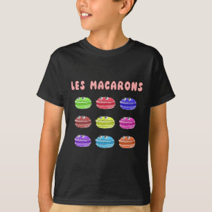 Les Macarons Niedlich Cartoon T-Shirt
