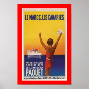 Les Maroc, Les Canaries - Paquet Poster