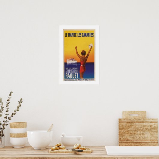 Les Maroc, Les Canaries - Paquet Poster (Küche)