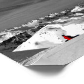 Les Menuires Drei Täler Frankreich Poster (Ecke)