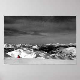 Les Menuires Drei Täler Frankreich Poster